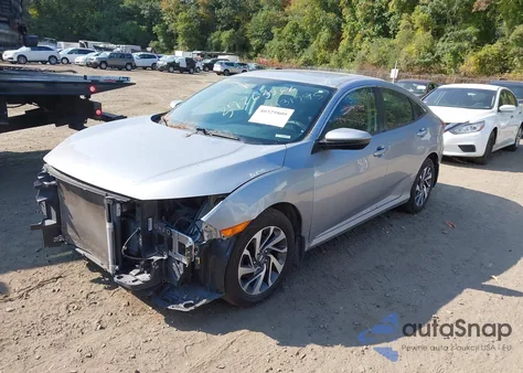 2017 Honda Civic Ex from USA, damaged, VIN 19XFC2F74HE001446